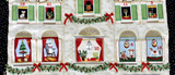 Handmade Quilted Christmas Advent Calendar House With Scotty Reusable Count Down