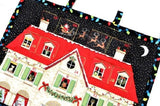 Handmade Quilted Christmas Advent Calendar House With Scotty Reusable Count Down